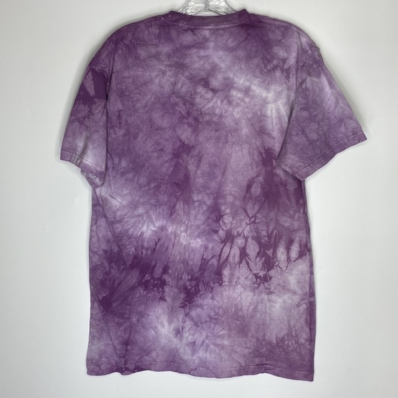 The Mountain Purple Tie Dye Mystical Dragonfly Tshirt Medium - Picture 3 of 4